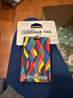 Samsonite Colorful Wave Designer Luggage Tag